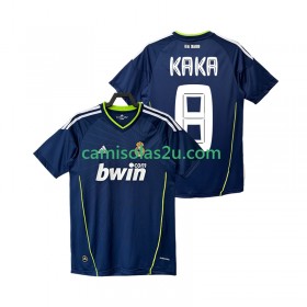 Camisolas de futebol Real Madrid KAKA 8 2010 2011 Retro Equipamento Alternativa Manga Curta